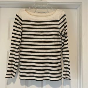 Black and White Striped Shirt